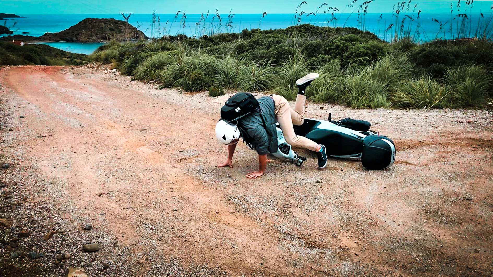 Menorca Scooter Crash 1