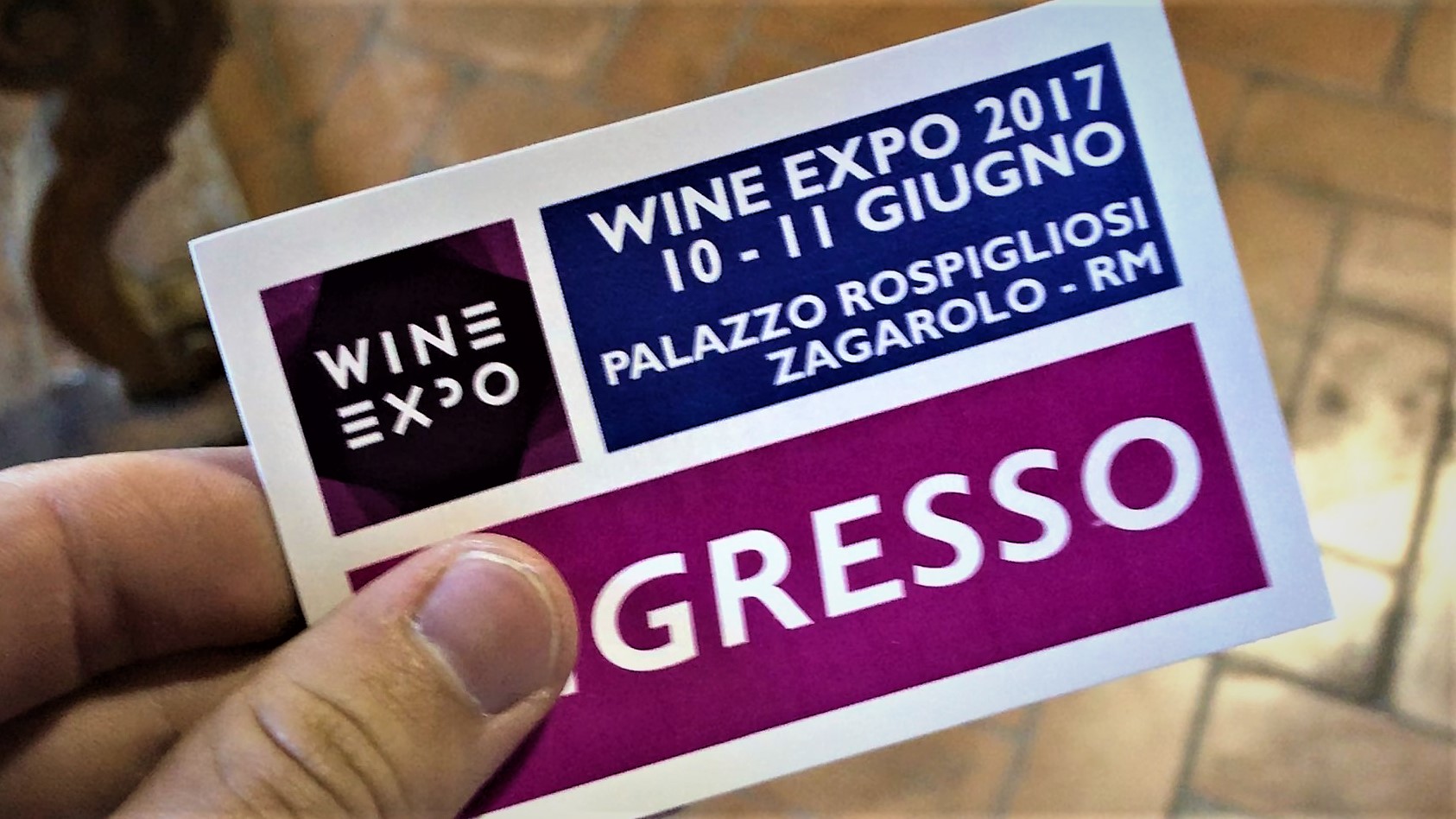 A 2017 ticket for a 2018 Expo. Nice.