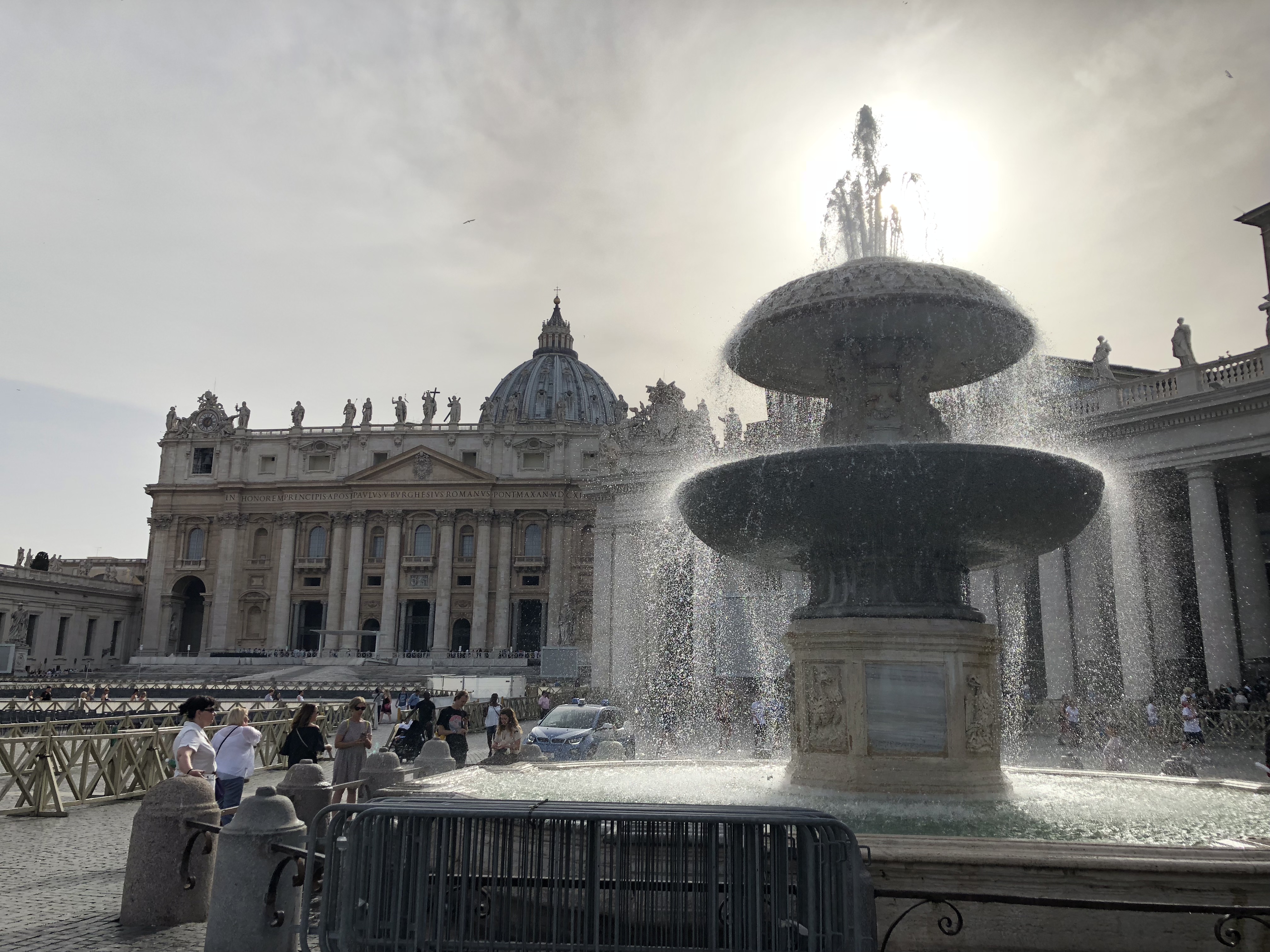 Fountain Sunset