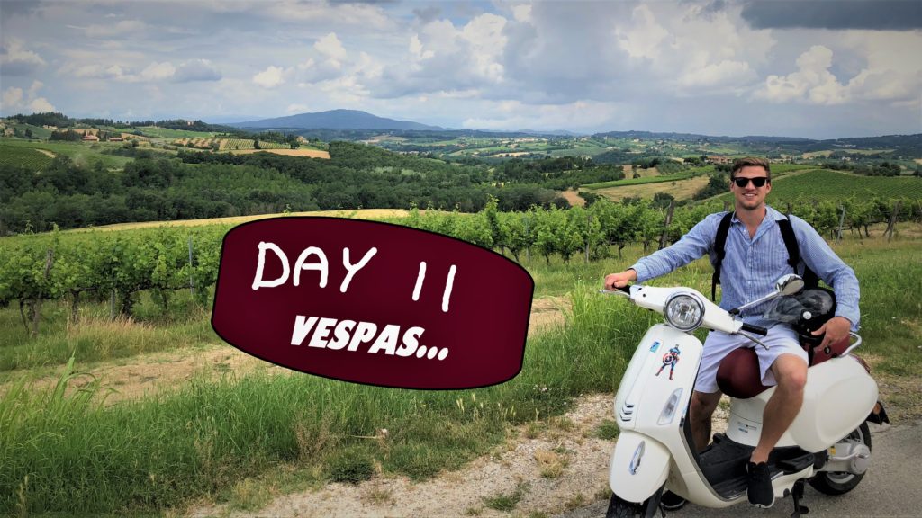 Read more about the article Tuscany Vespa Tour, Man Down! – Backpacking Europe