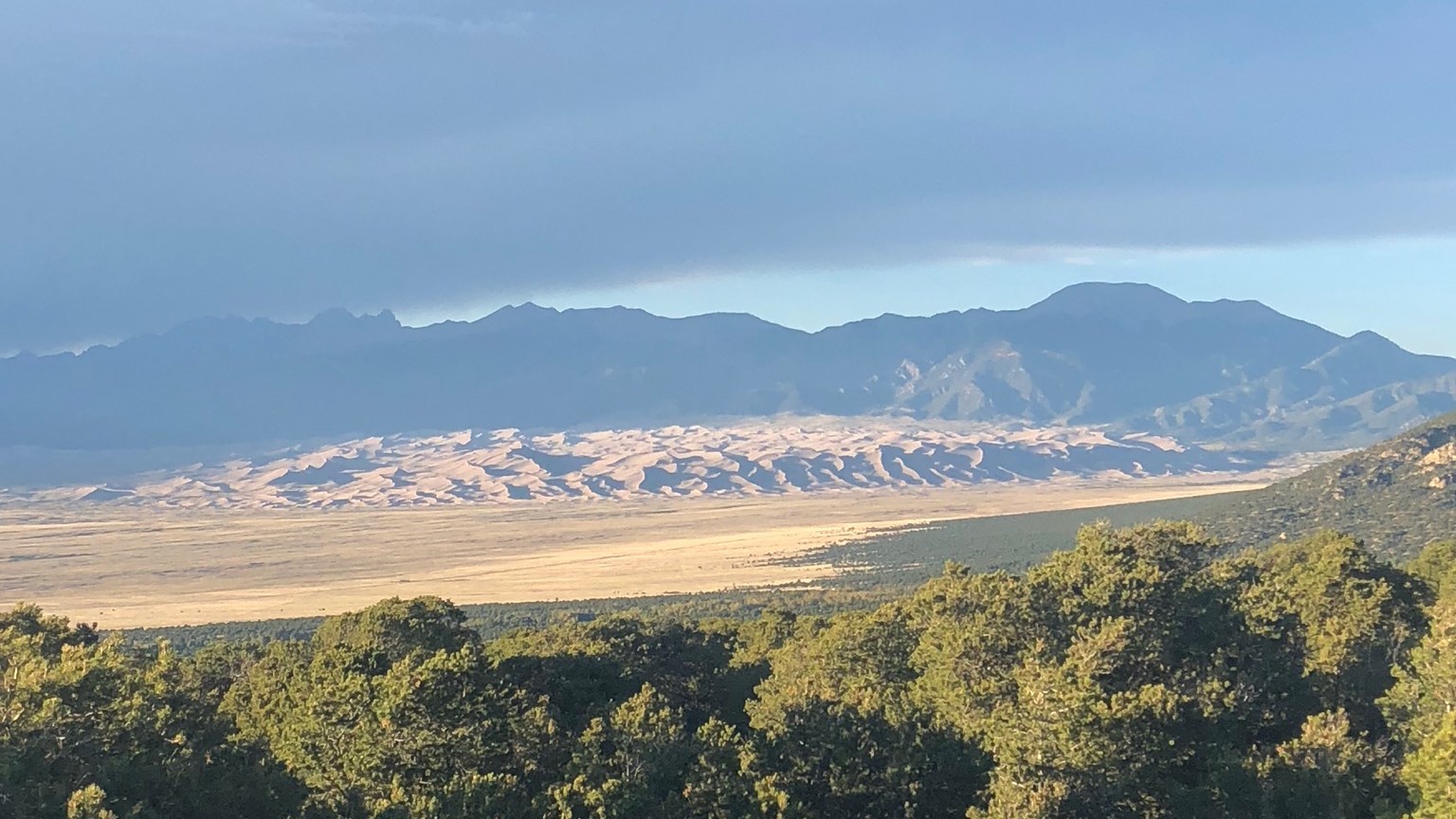Dunes look a lot smaller from Zapata
