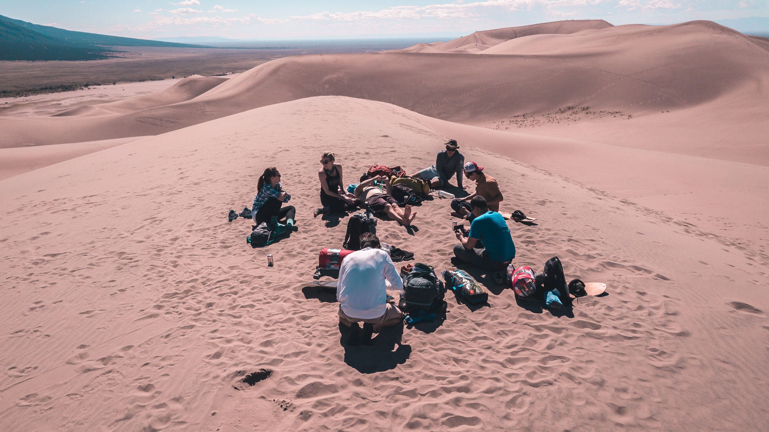 Finally reached the top dune