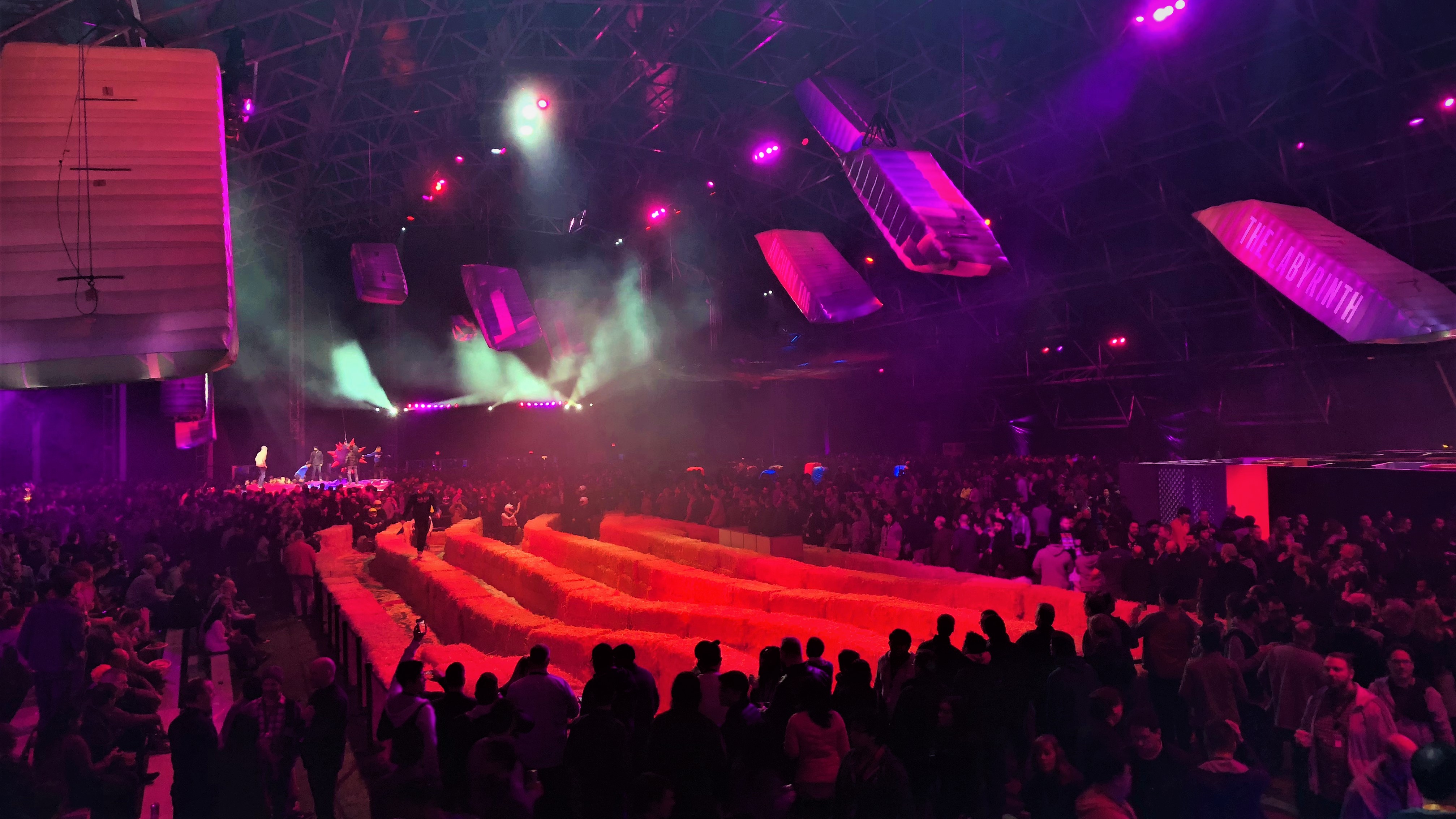 The games tent