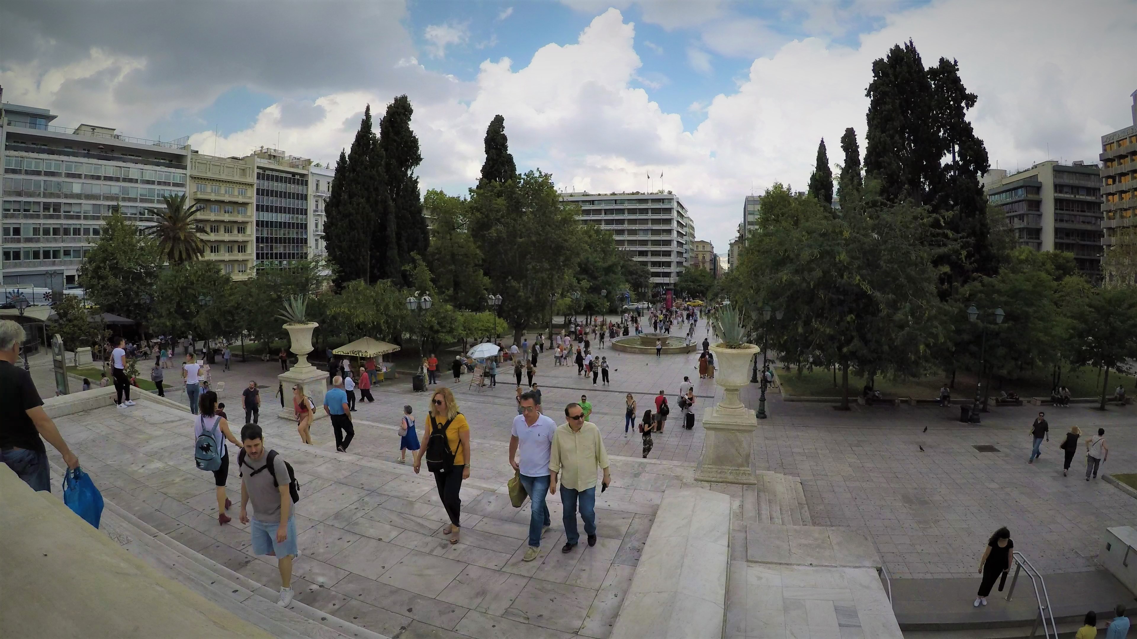 Syntagma Square on a normal day...