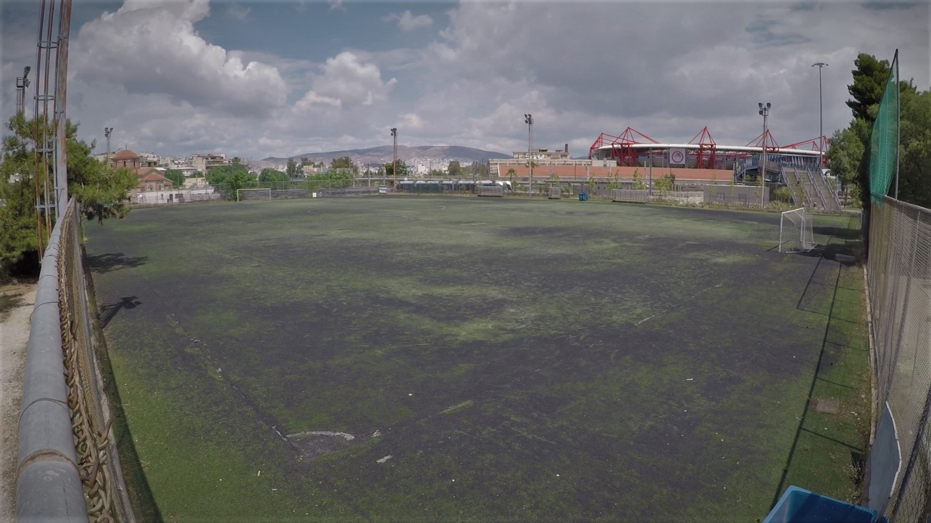 Soccer field + Olympic stadium