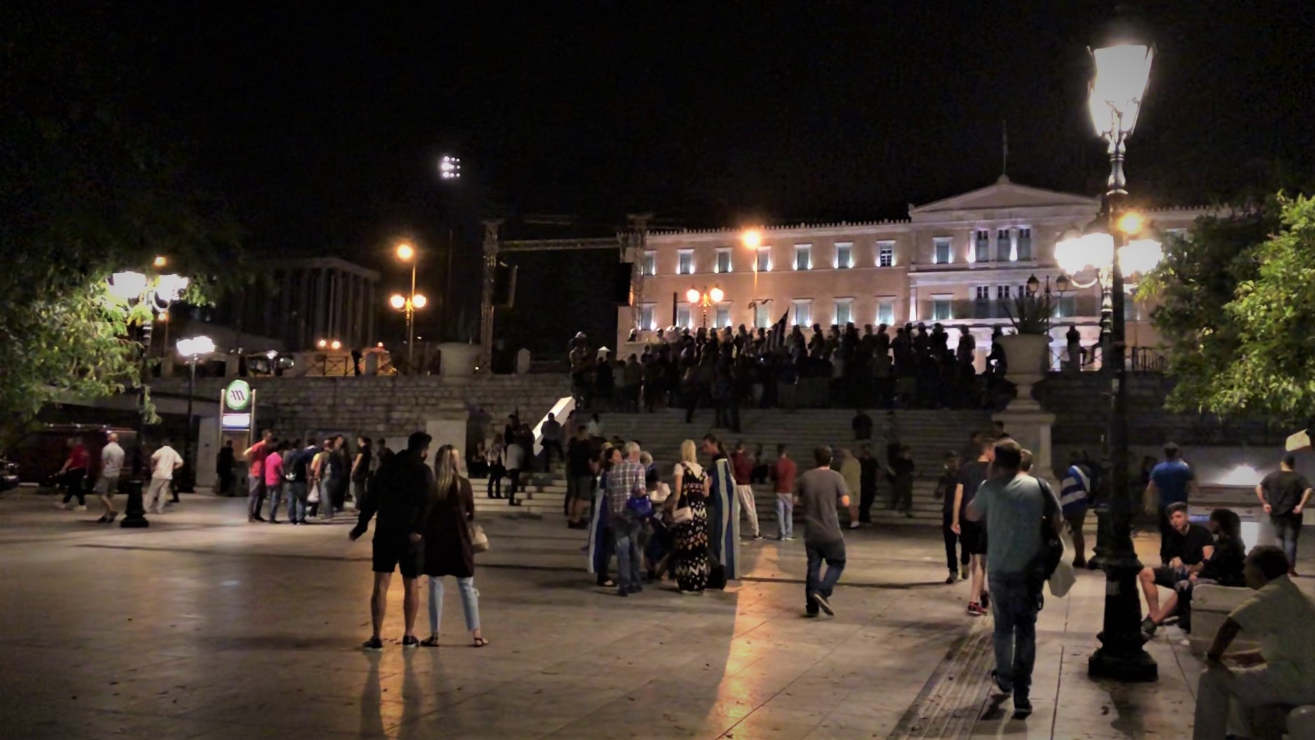 Aggressive Syntagma Square
