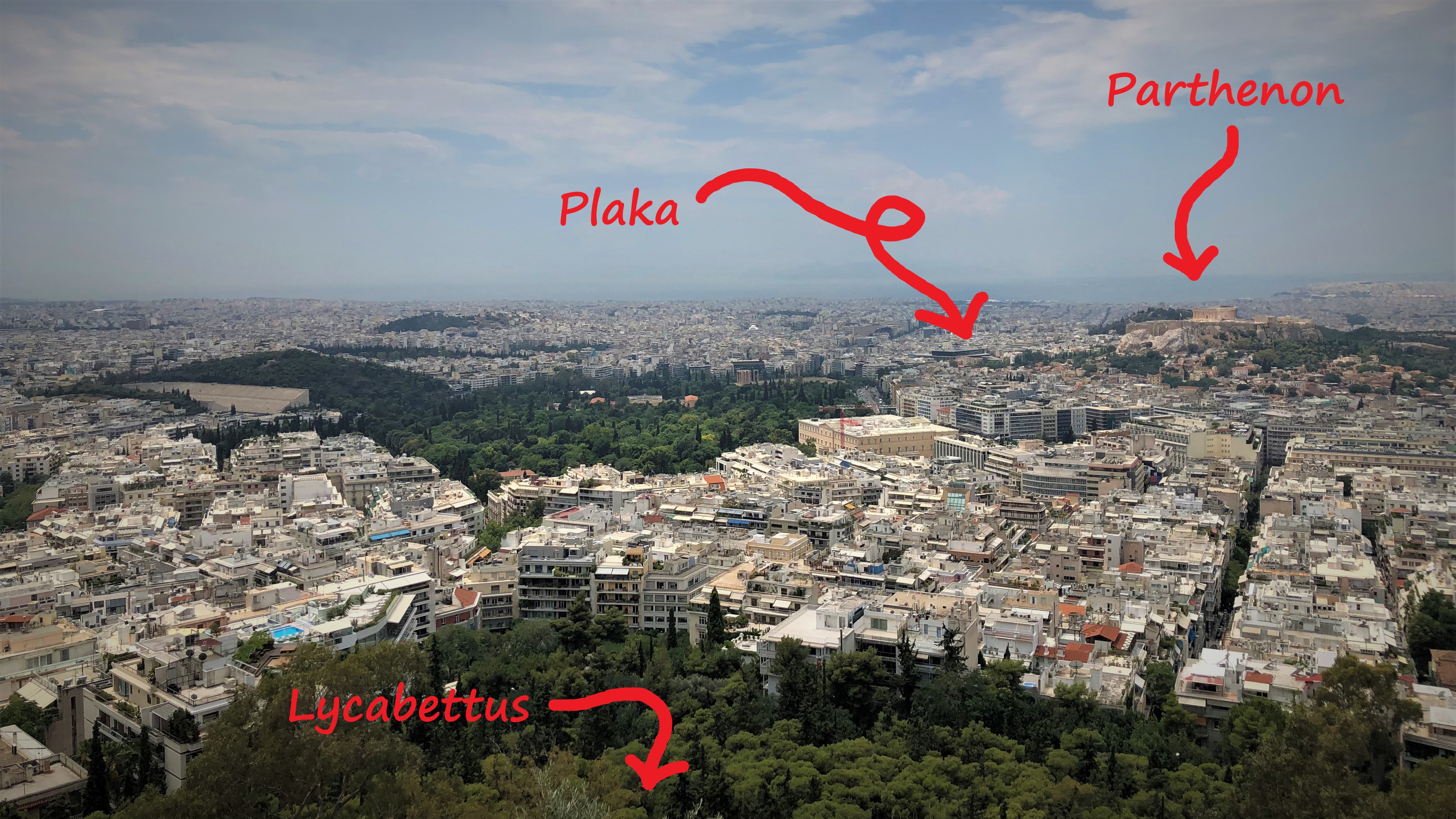 For reference. Taken on top of Lycabettus