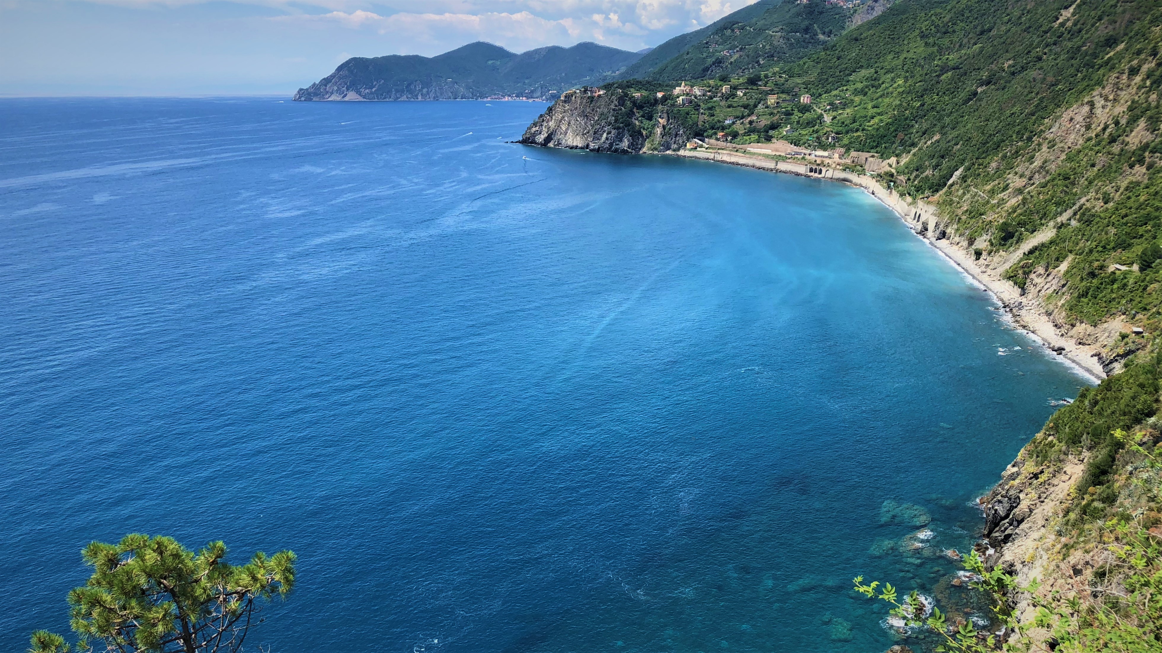 On the backside of Manarola