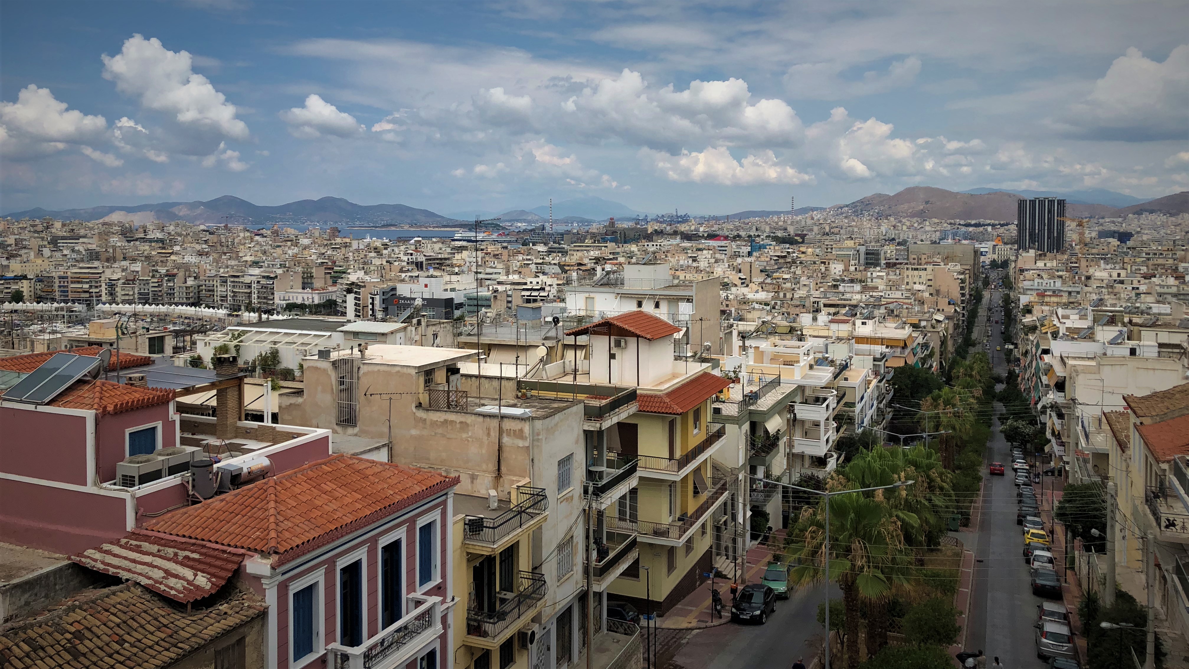 Overlooking most of Pireus