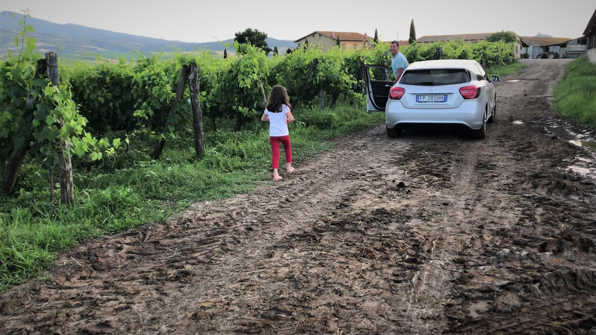 An Italian farmer in the Benz
