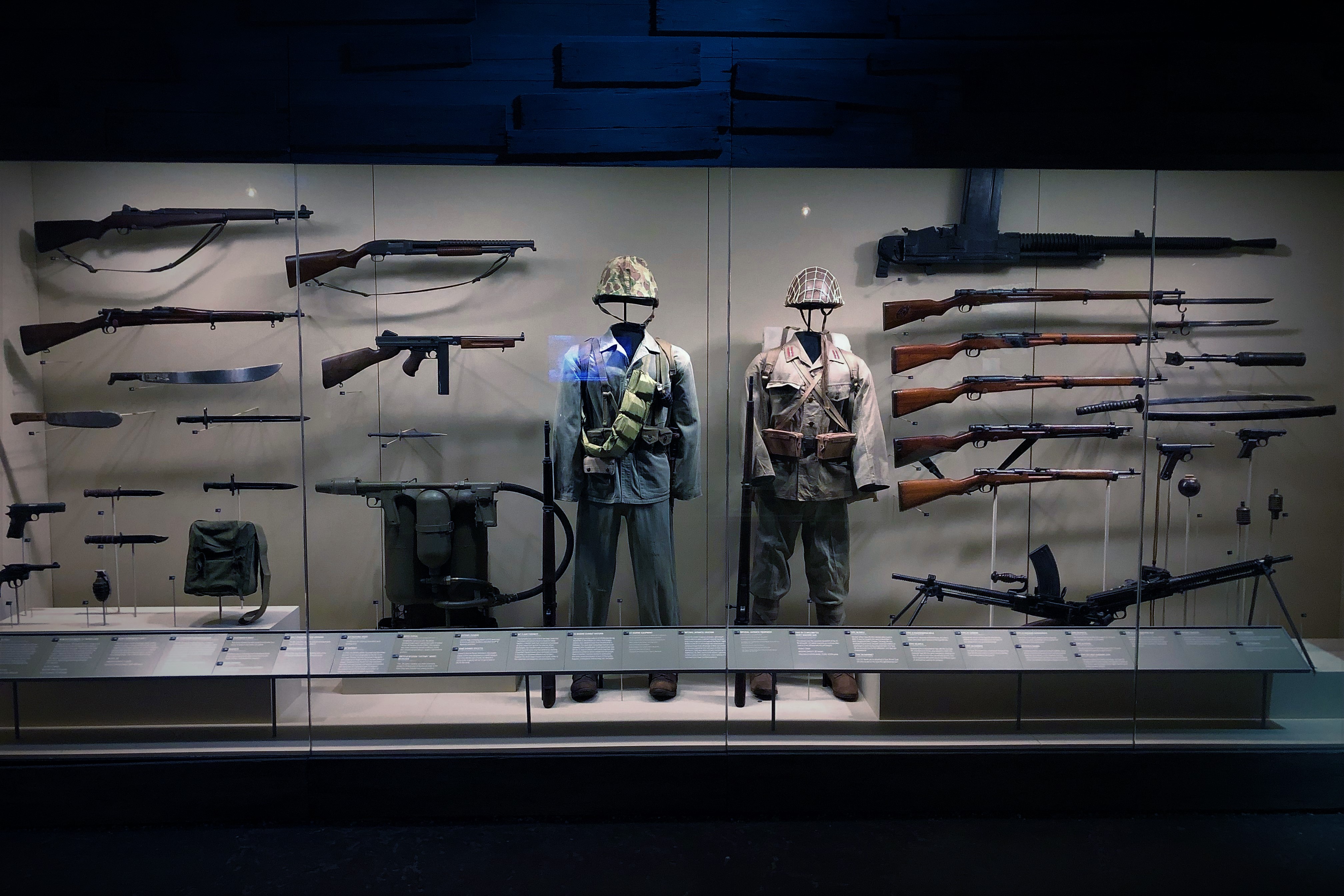 WWII Pacific front weapons