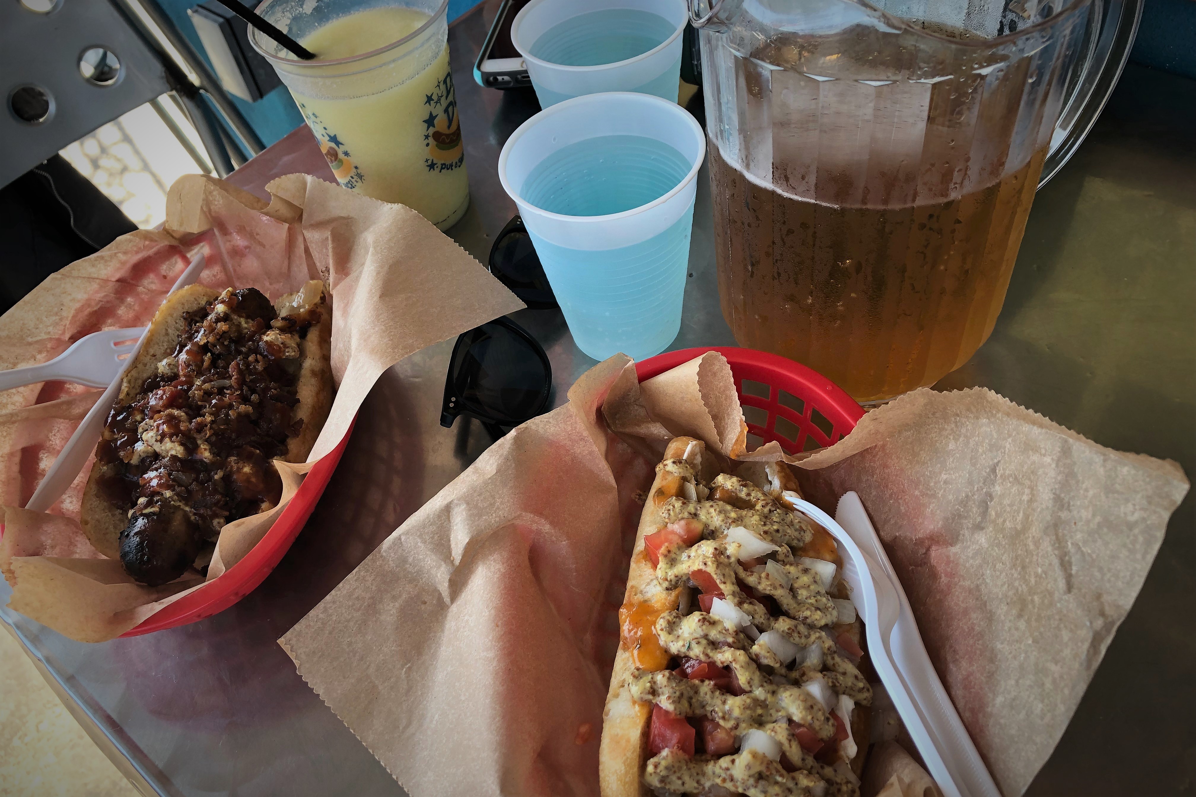 Gator and Crawfish dogs