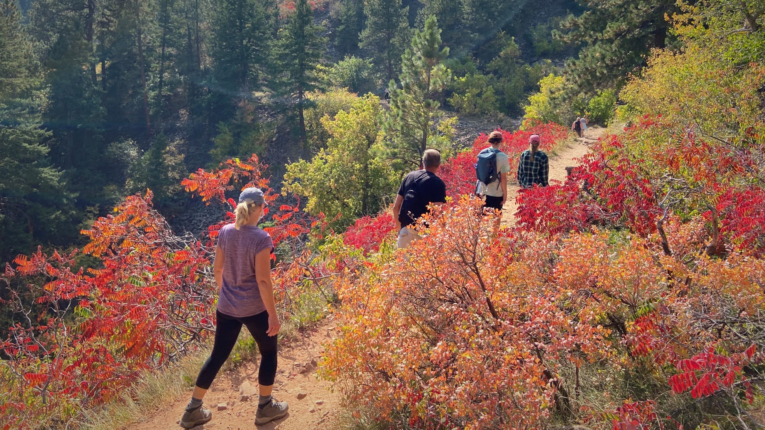 Colorful hike