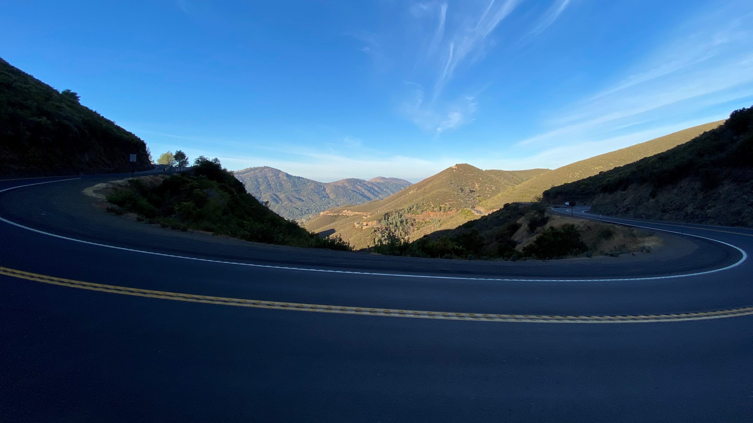 The drive to Hetch Hetchy