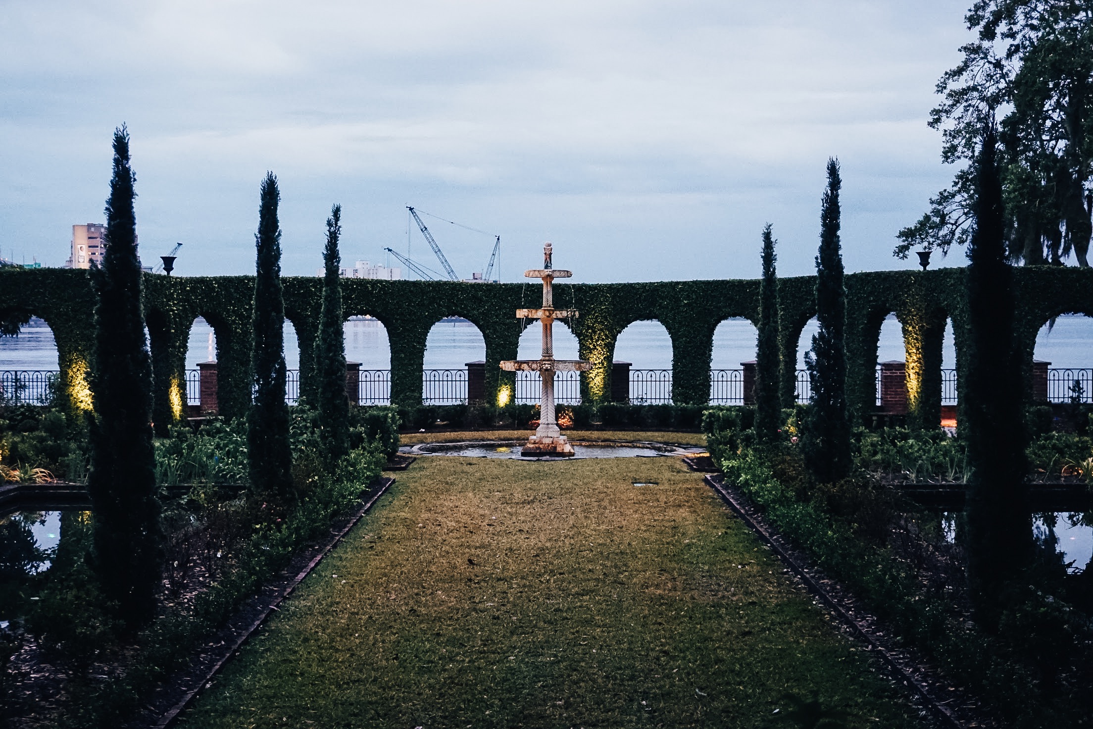 The main garden