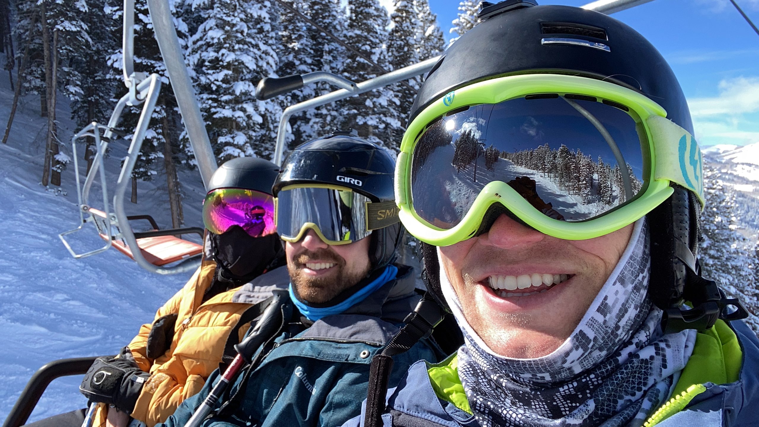 Right before we realized Meghan picked up the wrong skis haha