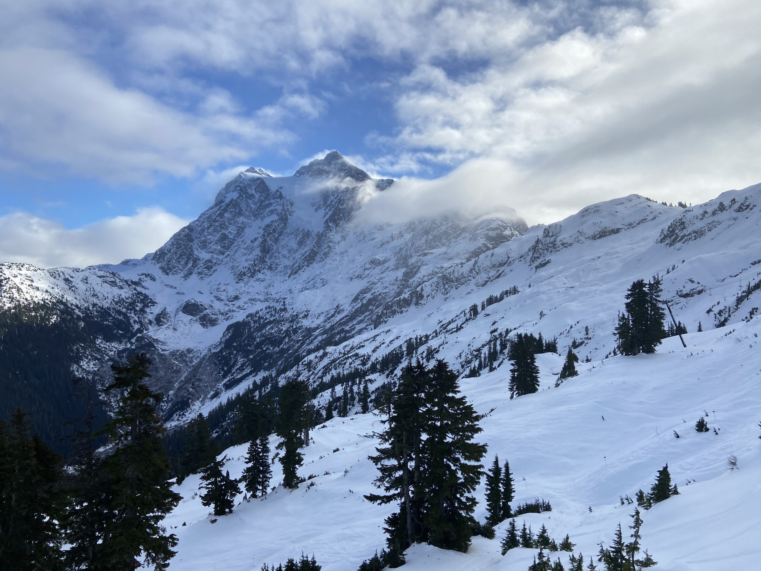 Views from the ski lift