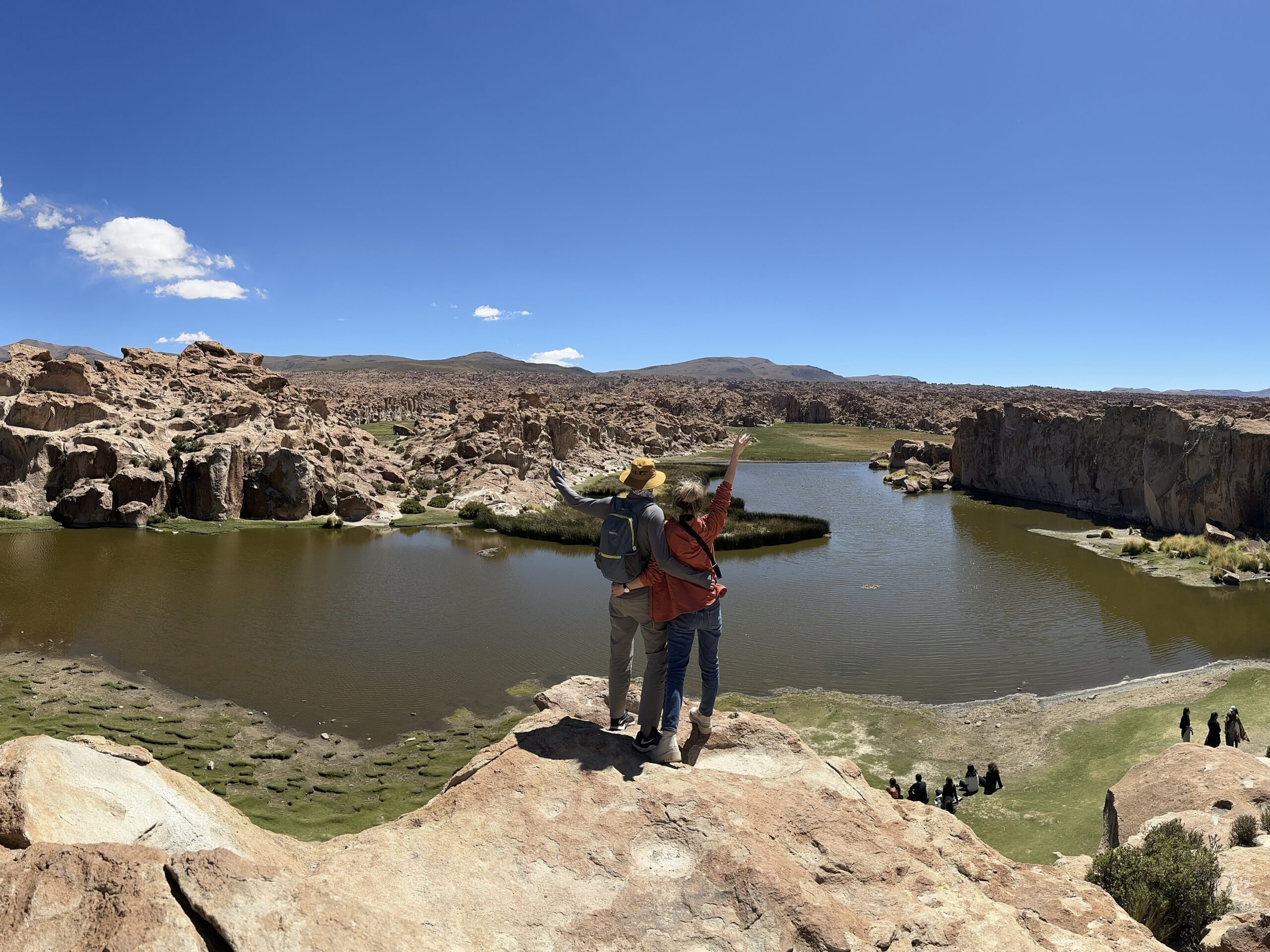 They call this Laguna Negra... but it was the most lush green garden of Eden with a million llamas.