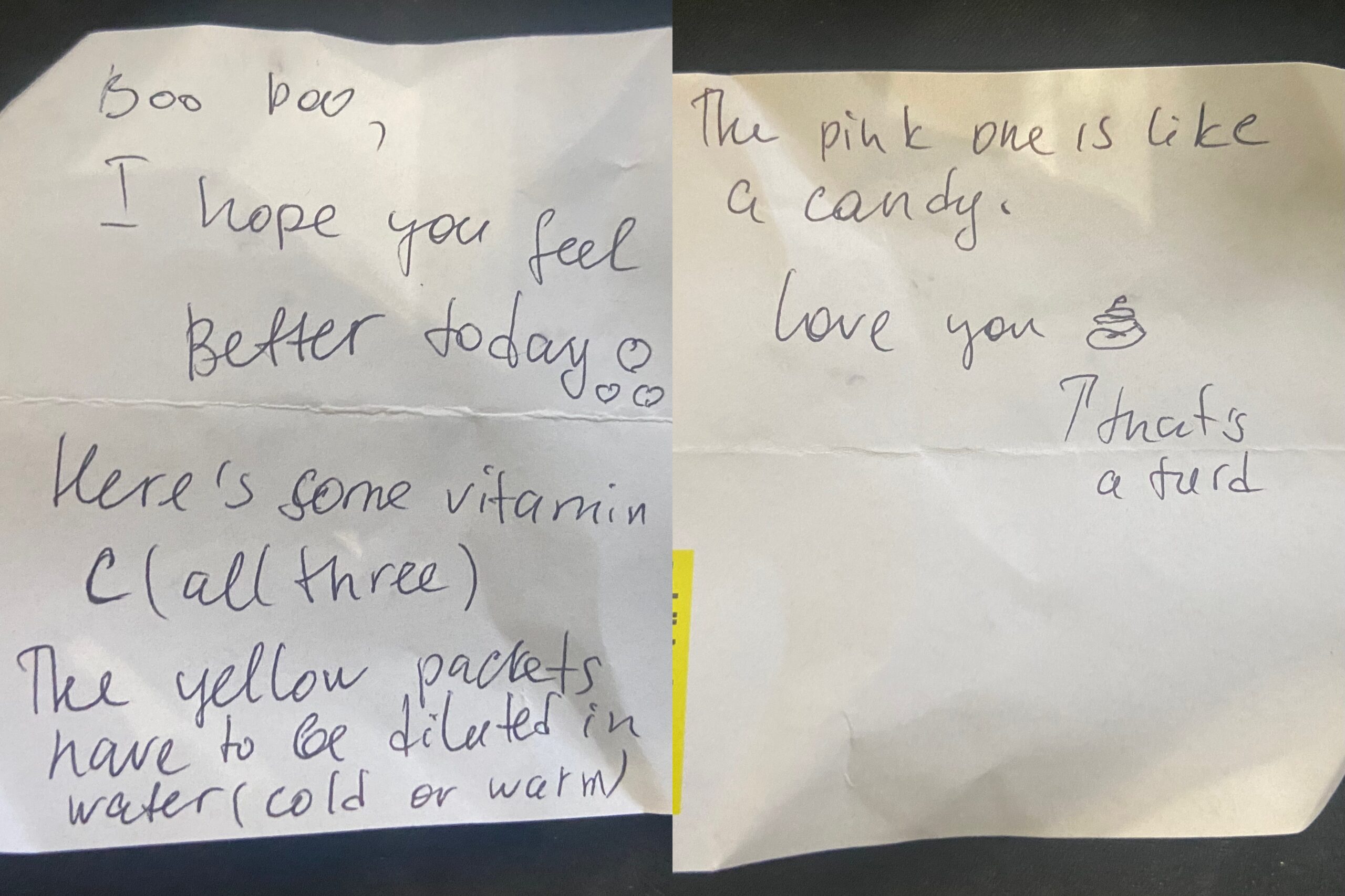 Notes I woke up to