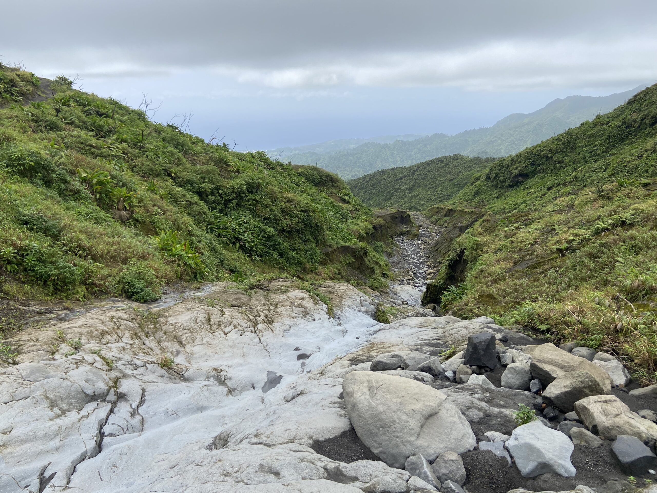 One of the lava rivers