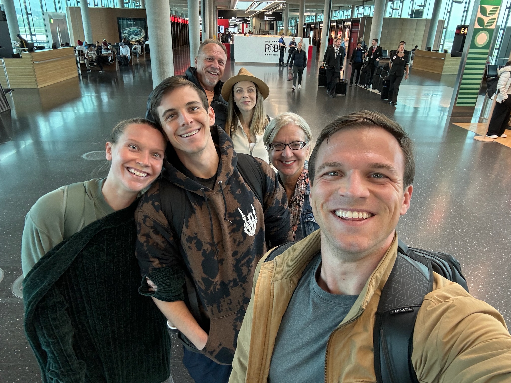 Landed in Europe (Zurich)