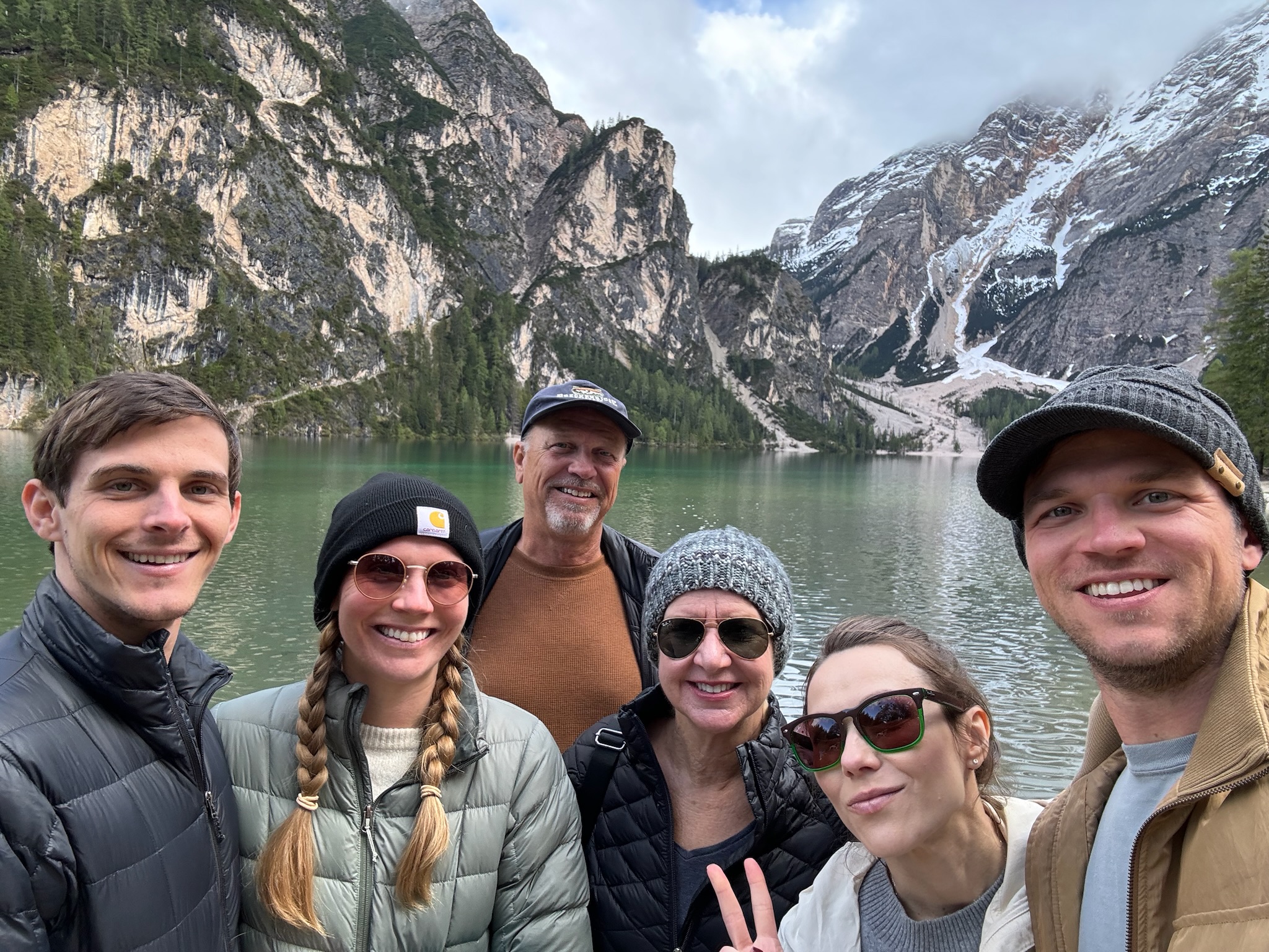 Our first lake hike