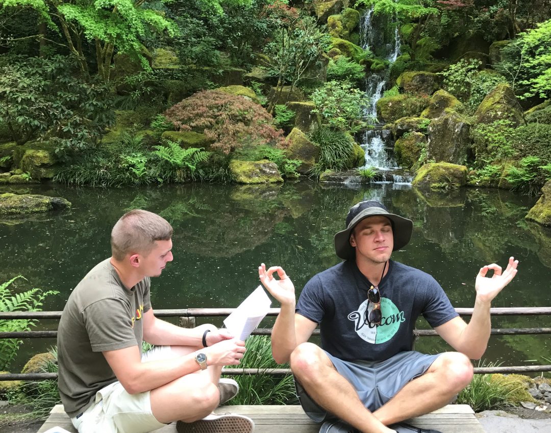 Portland Japanese Garden Pond